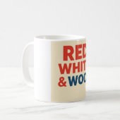 Rot-Weiß- und Wuff-Tasse Kaffeetasse (Vorderseite Links)