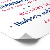 Rot, Weiß und Zwei! 4. Juli 2010 Begrüßung Poster (Ecke)