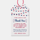 Rot, Weiß und Zwei! 4. Juli 2010 Party Geschenkanhänger (Vorderseite)