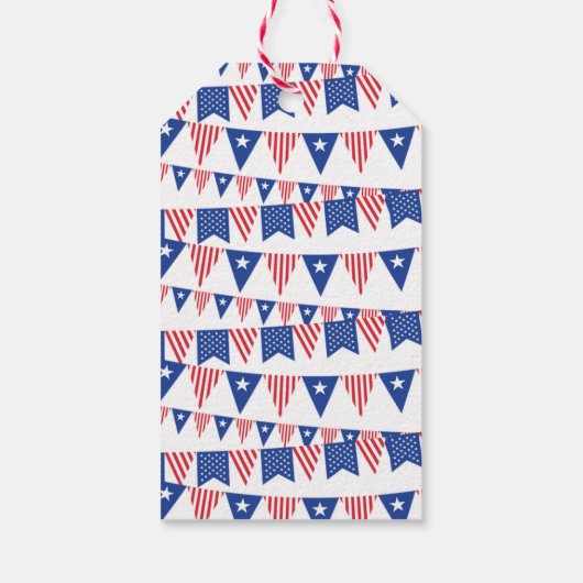 Rot, Weiß und Zwei! 4. Juli 2010 Party Geschenkanhänger (Rückseite)