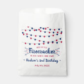 Rot, Weiß und Zwei! 4. Juli 2. Geburtstag Geschenktütchen (Vorderseite)