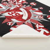 Rot-Weiß-Volleyball-Stars individuelle Name Sherpadecke (3/4)