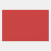 Rot/Weiß Weihnachtsbaum Ikonisches Muster Geschenkpapier Set (Vorderseite 2)