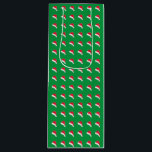 Rot-Weiß-Weihnachtsmannmütze Weihnachten Geschenktüte Für Weinflaschen<br><div class="desc">Weiße grüne Weihnachtsmannmütze Weihnachtswein Geschenktasche</div>