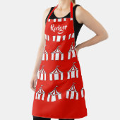 Rot-Weiß-Zirkuszelte Schürze (InSitu)