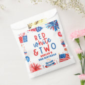 Rot, Weiß & Zwei 4. Juli 2010 Party Geschenktütchen (Versiegelt)