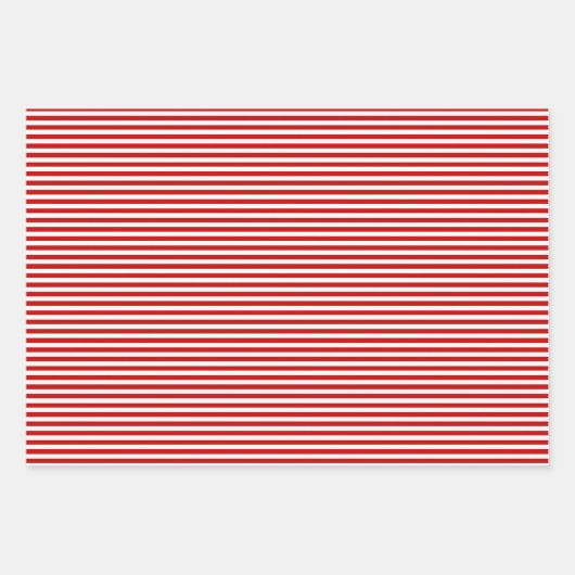 Rot-weiße Diagonal Streifen & Dots Weihnachten Geschenkpapier Set (Vorderseite 2)