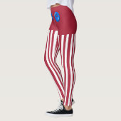 Rot-weiße Elfenhosen Leggings (Links)