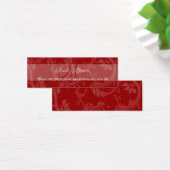 Rot-weiße Hochzeit "danke"-Tag (Schreibtisch)