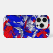 Rot Weiße und Blaue Sterne iPhone Hülle (Rückseite (Horizontal))