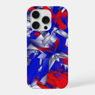 Rot Weiße und Blaue Sterne iPhone 15 Pro Hülle