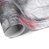Rot-weiße Wand Geschenkpapier (Rolleneckpunkt)