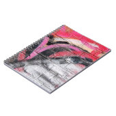 Rot-weiße Wand Notizblock (Linke Seite)