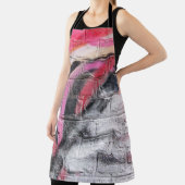 Rot-weiße Wand Schürze (InSitu)