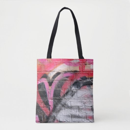 Rot-weiße Wand Tasche (Vorderseite)