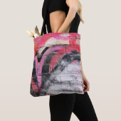 Rot-weiße Wand Tasche (Von Nahem)