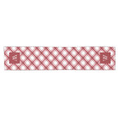 Rot-Weißer Tischläufer (Horizontal)