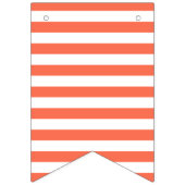 Rot/weißes u. Blaues/Weiß Striped Wimpelkette (Zweite Fahne)