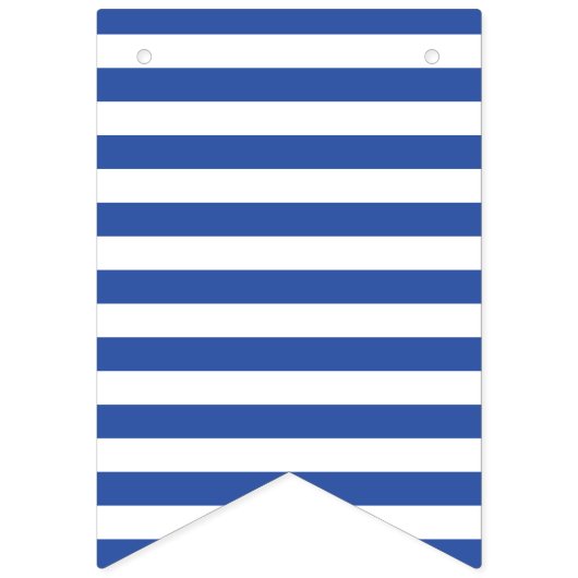 Rot/weißes u. Blaues/Weiß Striped Wimpelkette (Erste Fahne)