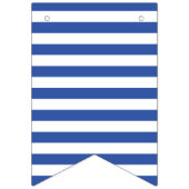 Rot/weißes u. Blaues/Weiß Striped Wimpelkette (Dritte Fahne)