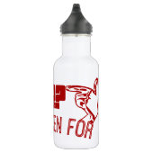 Rot - wer MICH? ICH SPRECHE. Trinkflasche (Rechts)
