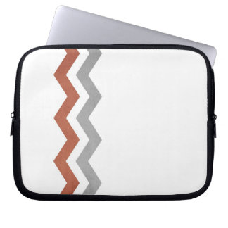 Rot-Zig-Zag-Muster Laptopschutzhülle