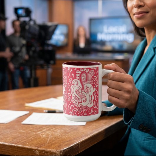 Rot Zweifarbige Tasse