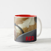 Rot Zweifarbige Tasse (VorderseiteRechts)