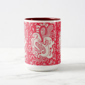 Rot Zweifarbige Tasse (Mittel)