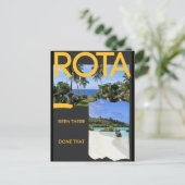 Rota? War da! Postkarte (Stehend Vorderseite)
