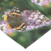 Rotadmiral Butterfly und Buddleia Tablecloth Tischdecke (Schrägansicht)
