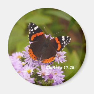 Rotadmiral-Schmetterling-Magnet Magnet