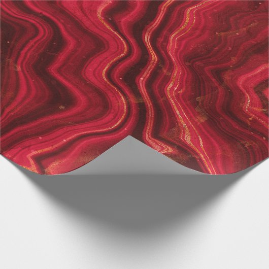 Rotagat-Marmor Geschenkpapier (Ecke)