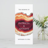 Rotagate Slice, Geode Moderne Hochzeit im Herbst Programm (Stehend Vorderseite)