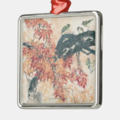 Rotahorne Silbernes Ornament (Links)