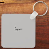 Rotanthurium-Blume Schlüsselanhänger (Rückseite)