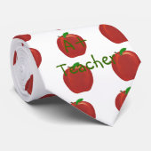 Rotäpfel, A+ Lehrer-Krawatte Krawatte (Gerollt)