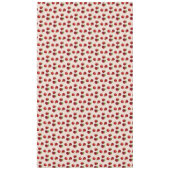 Rotäpfel auf hellbeige Tableteklote Tischdecke (Vorderseite)