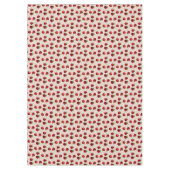 Rotäpfel auf hellbeige Tableteklote Tischdecke (Vorderseite)