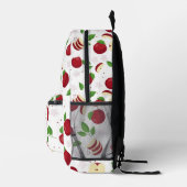Rotäpfel, Blüten Kinder Individuelle Name Schule Bedruckter Rucksack (Rechts)