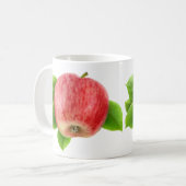 Rotapfel Kaffeetasse (Vorderseite Links)