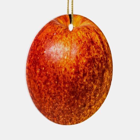 Rotapfel Keramikornament (Rechts)