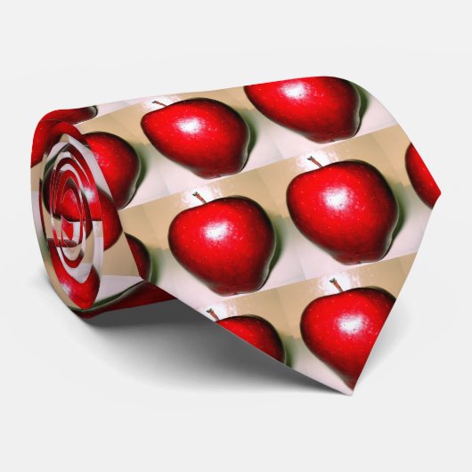 Rotapfel Krawatte (Gerollt)