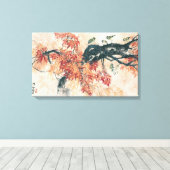 Rotapfel Leinwanddruck (Insitu (Holzboden))