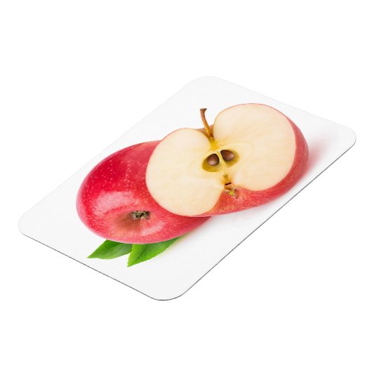 Rotapfel Magnet (Linke Seite)