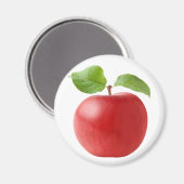 Rotapfel Magnet (Vorderseite/Rückseite)