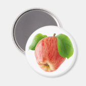 Rotapfel Magnet (Vorderseite/Rückseite)
