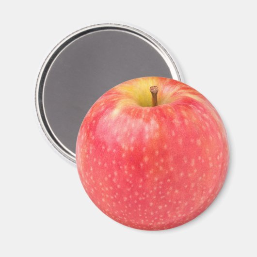 Rotapfel Magnet (Vorderseite/Rückseite)