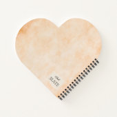 Rotäpfel mit Blätter Notizblock (Rückseite)