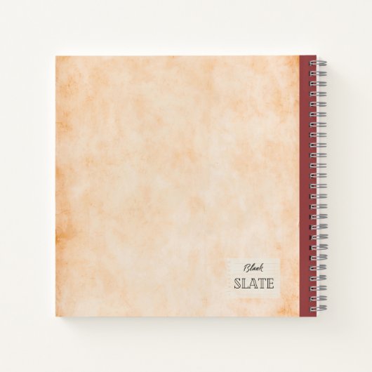 Rotäpfel mit Personalisierten Blätter Notizblock (Rückseite)